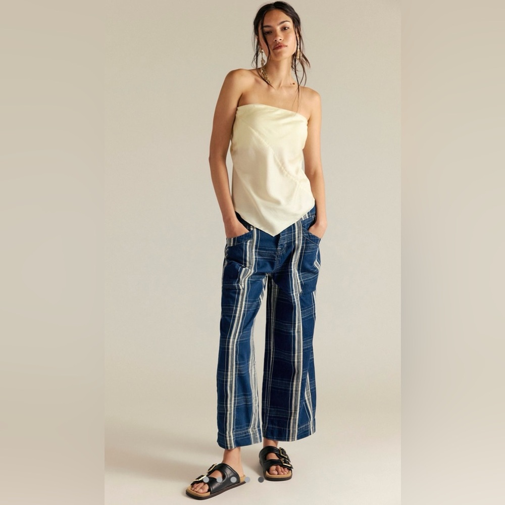 NWT! Free People We the Free Rose Hall Low-Slung Trouser size 29